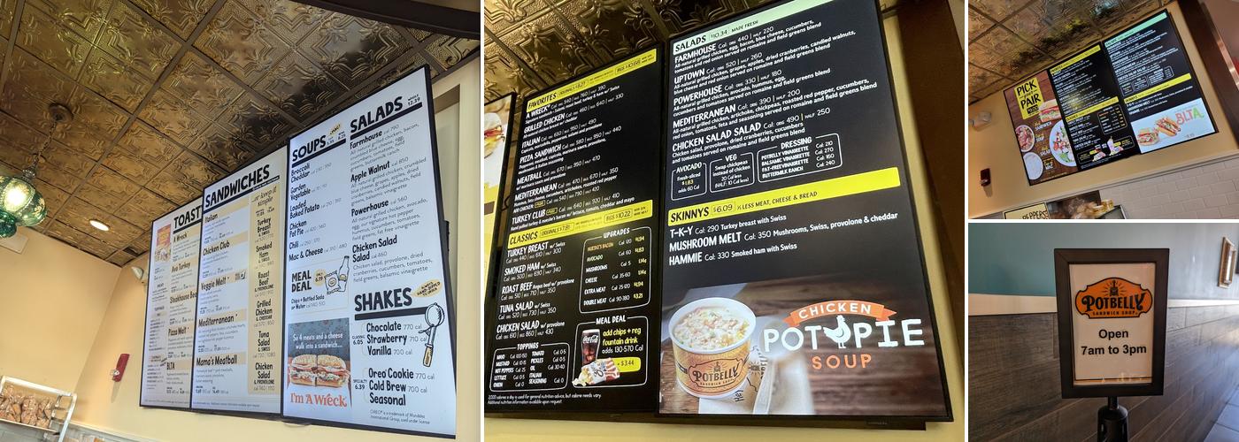 Potbelly Menu