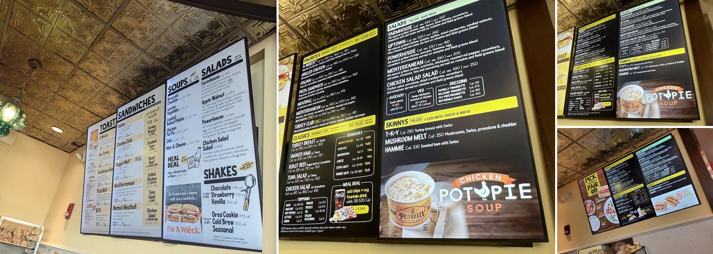 Potbelly Menu