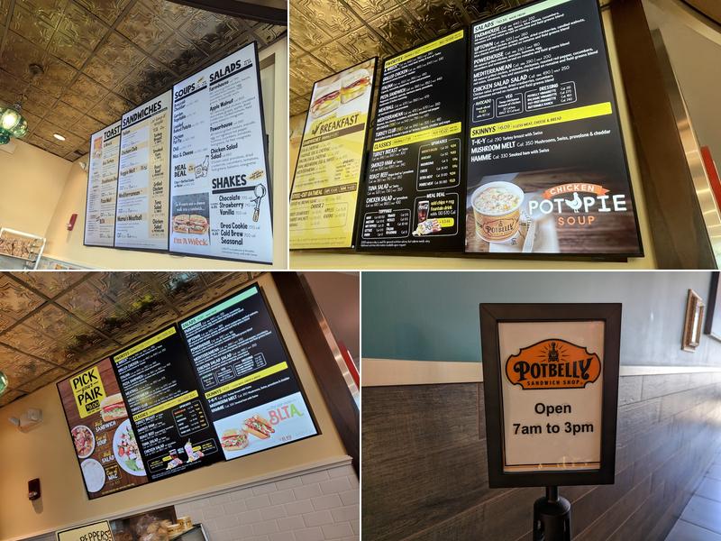 Potbelly Menu
