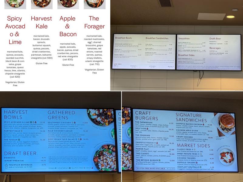 B.GOOD Menu