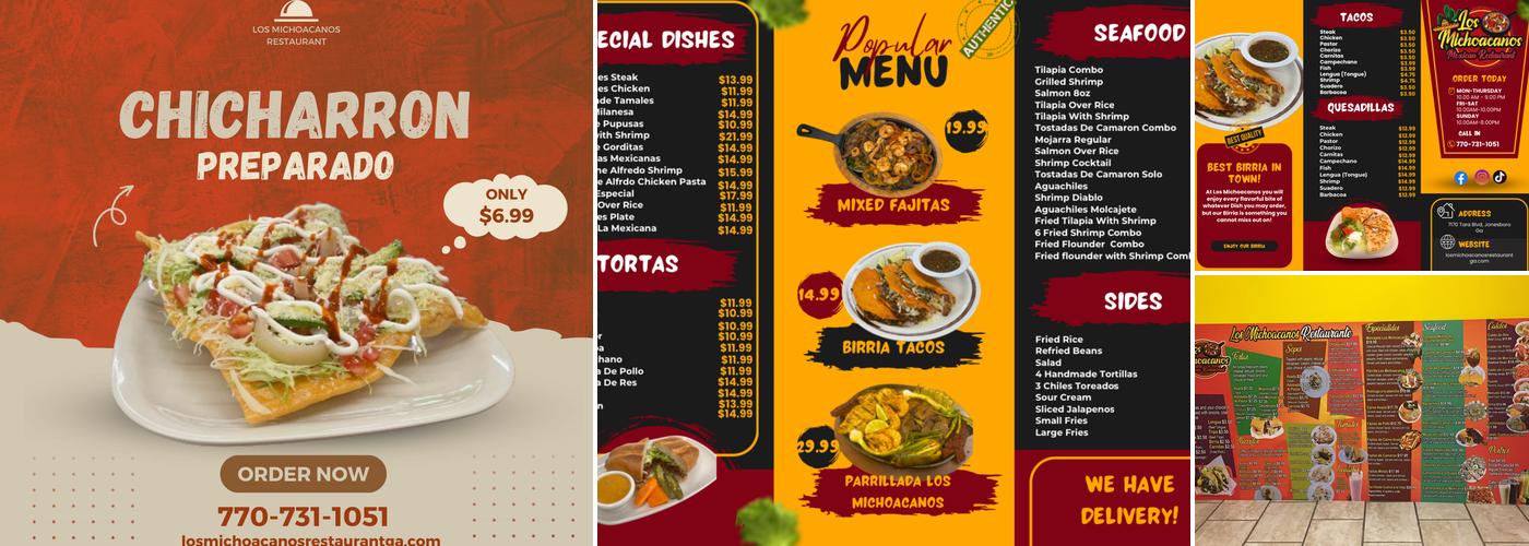 Los Michoacanos Restaurant Menu
