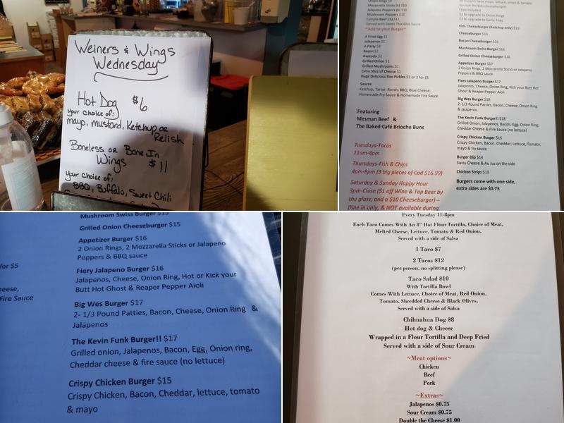 The Rex Bar & Grill Menu