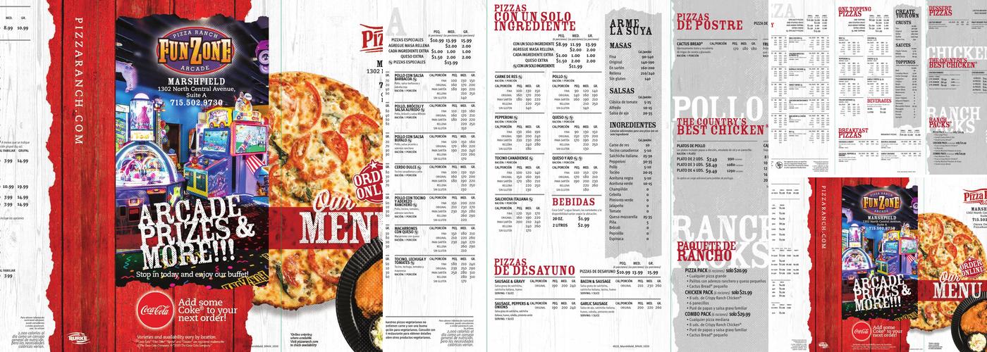 Pizza Ranch Menu