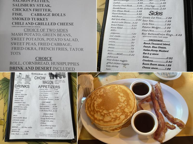 Smoke-n Chow Wagon Menu