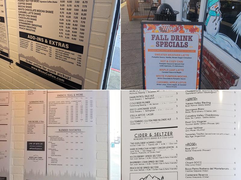 Moe's on Olympic Menu