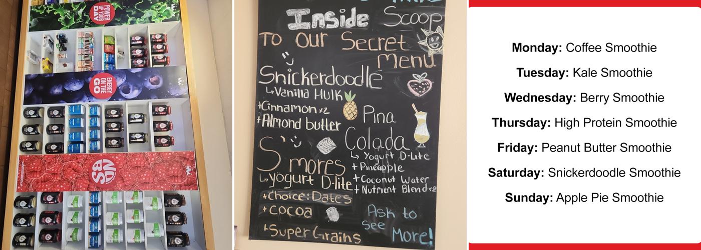 Smoothie King Menu