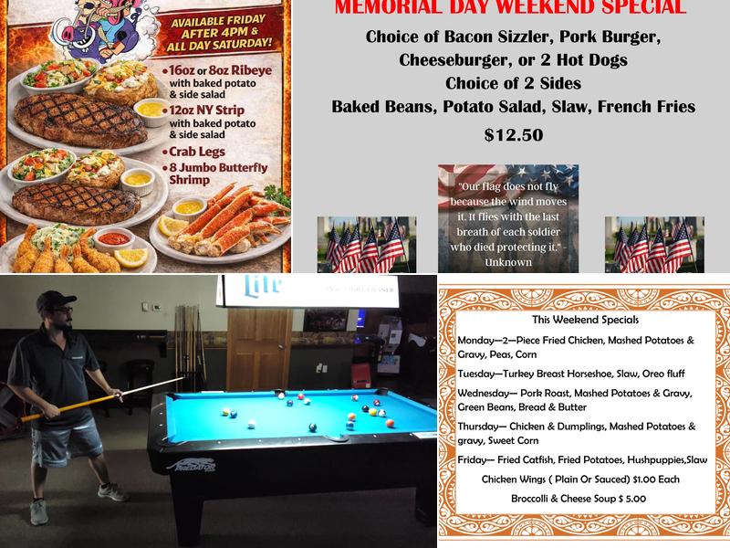 Hawg Diner Menu