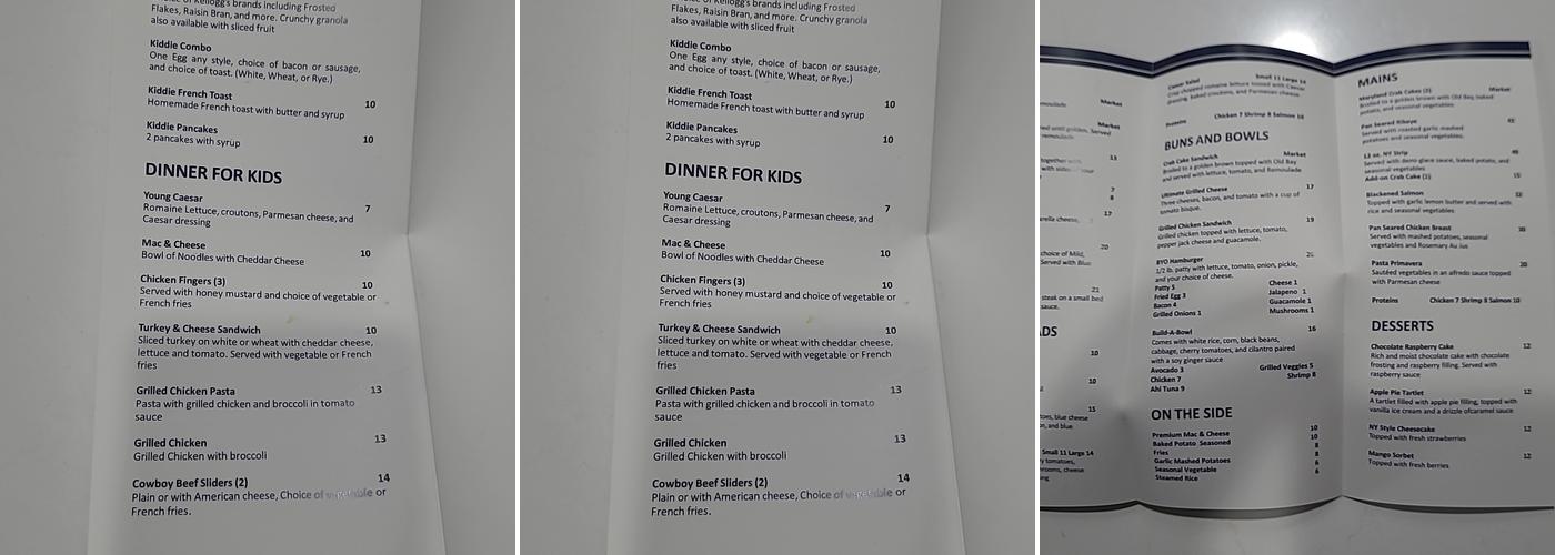 The Landing Menu
