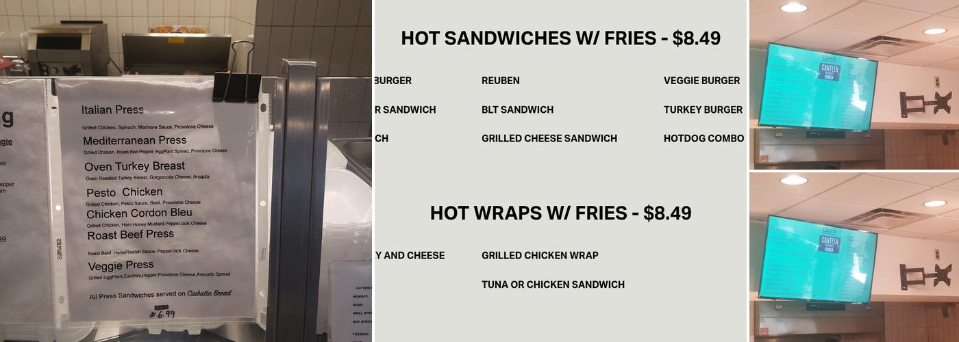 Canteen on Paces Menu