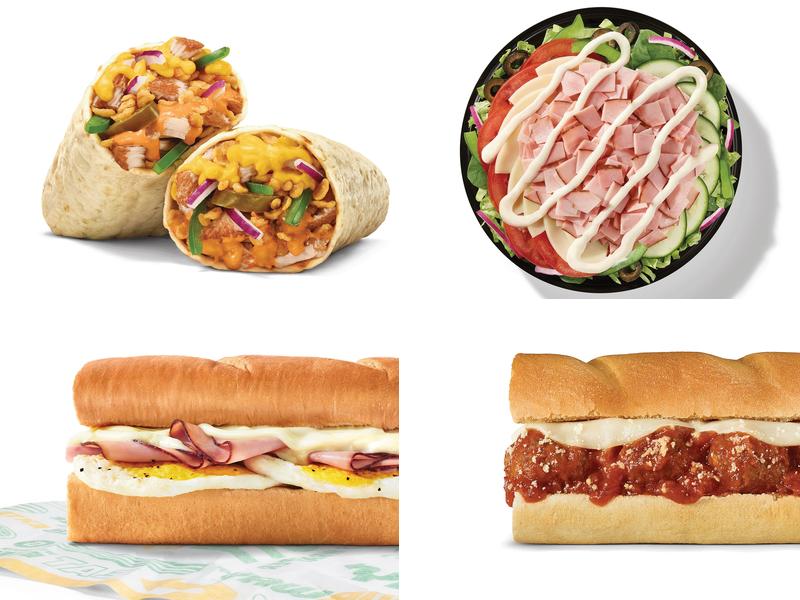 Subway Menu