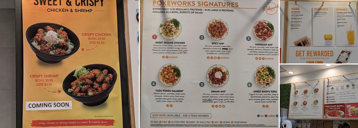 Pokeworks Menu