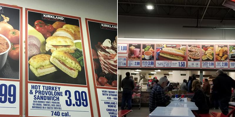 Costco Food Court Menu