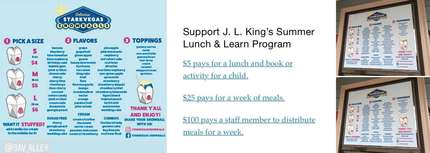 Starkvegas Snowballs Menu