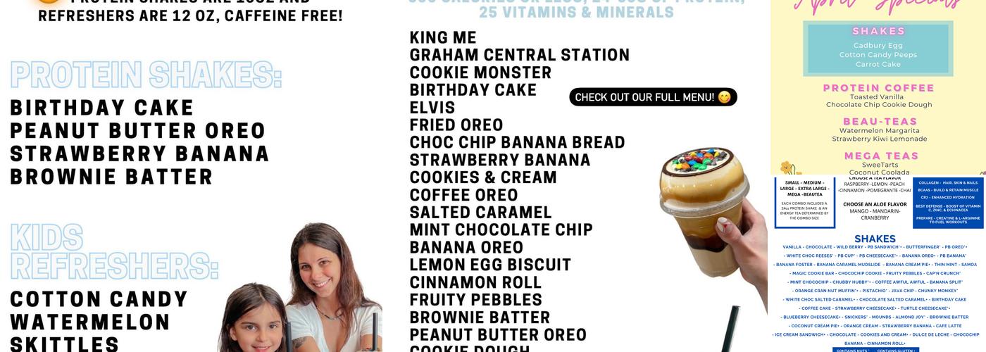 The New Spot Nutrition Menu