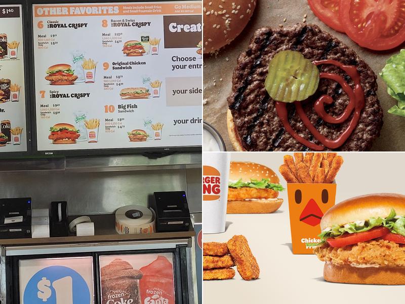 Burger King Menu
