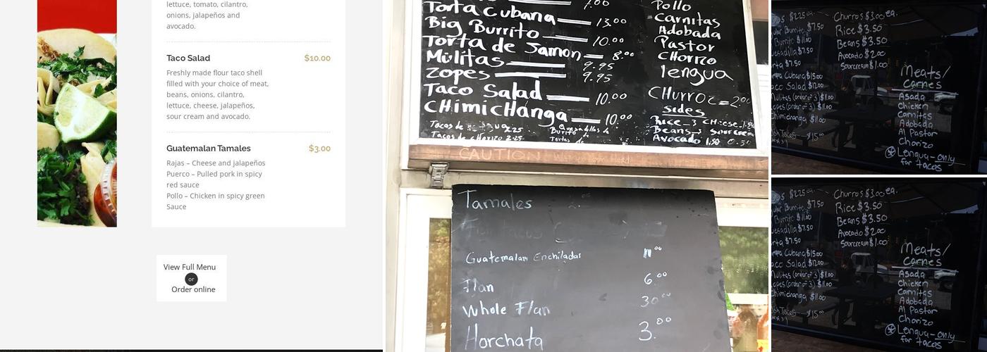 La Riviera Maya Menu