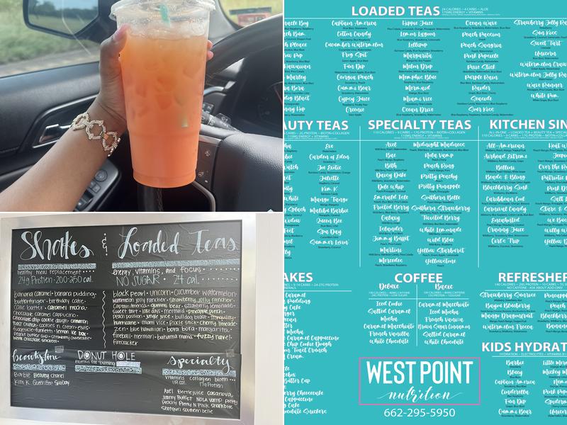 West Point Nutrition Menu