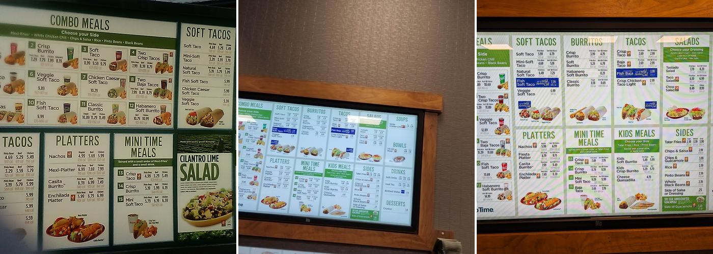 Taco Time NW Menu