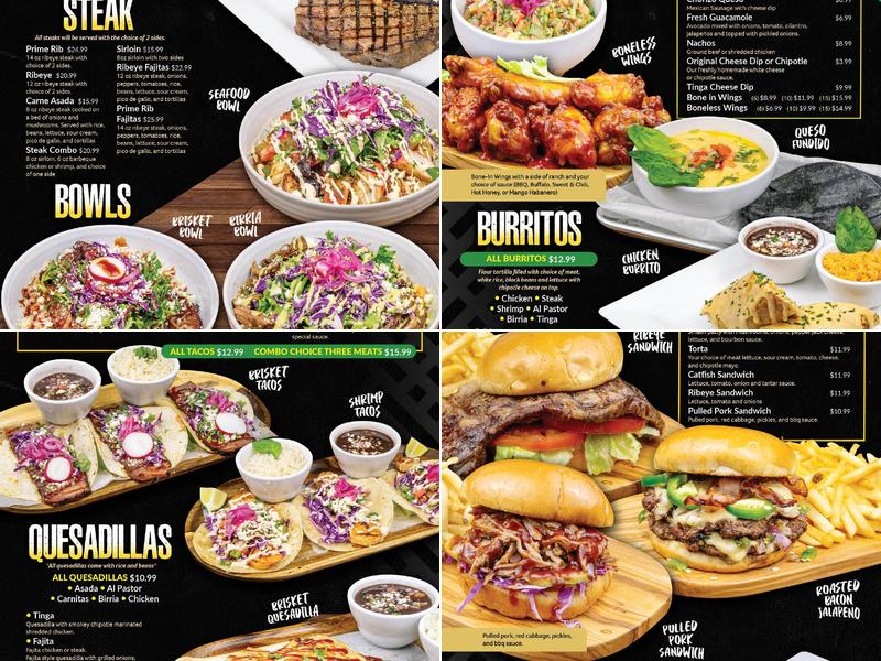 Froggie's Bar and Grill Menu