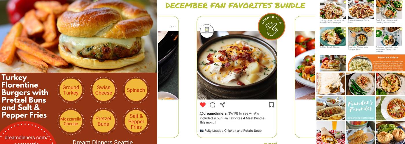Dream Dinners Menu