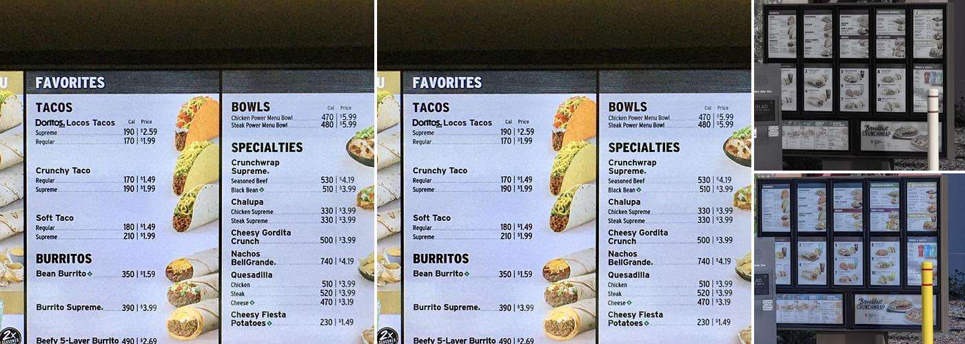 Taco Bell Menu