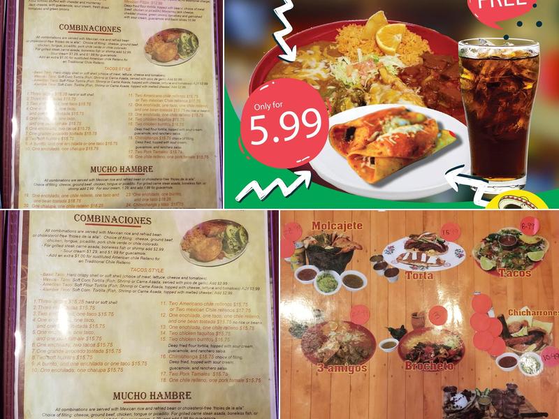 Taqueria Cuautla Menu