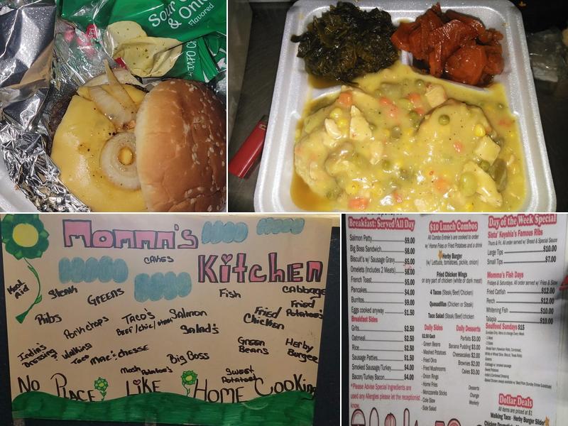 Momma's Kitchen Menu