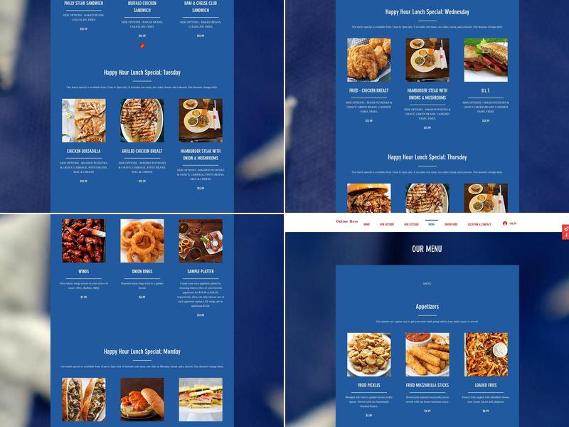 Americana Kitchen & Grille Menu