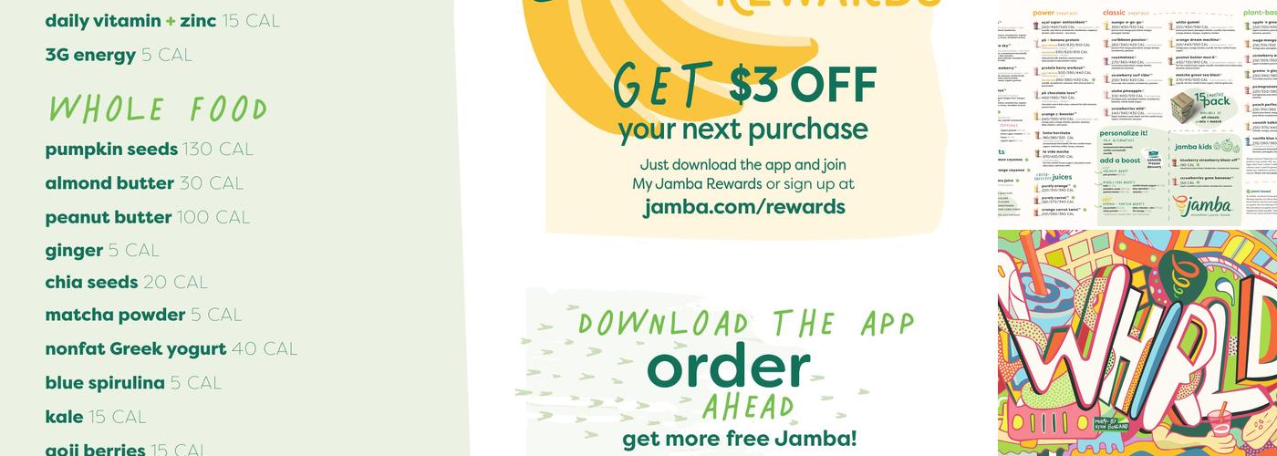 Jamba Menu