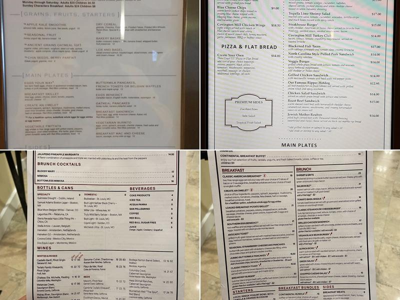 Covington Mill Restaurant Menu