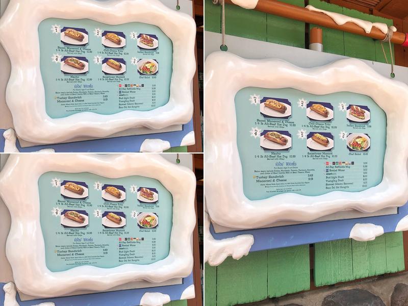Avalunch Menu