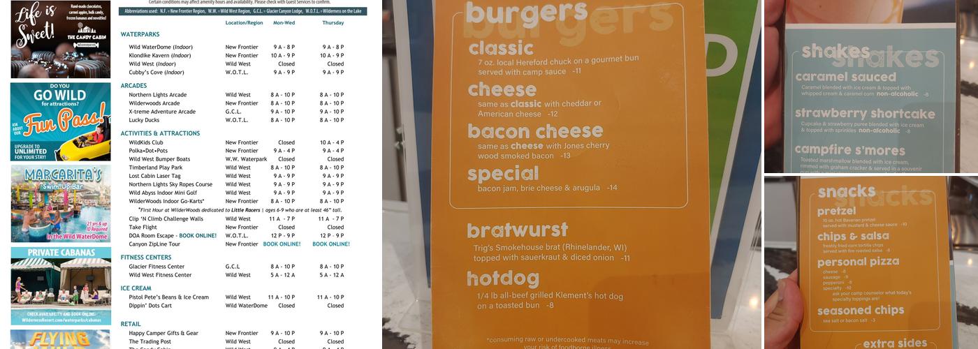 The Burger Bar Menu