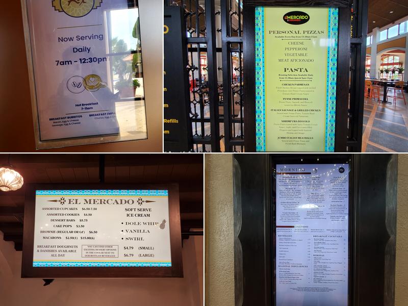 El Mercado de Coronado Menu