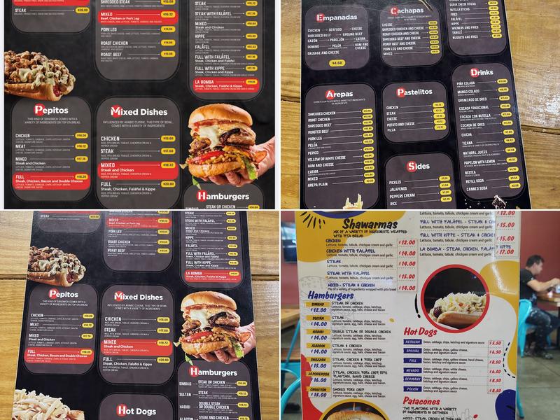 El Genio del Shawarma Menu
