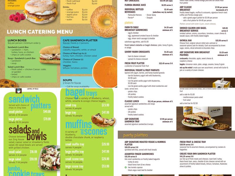 CC Holdings Menu