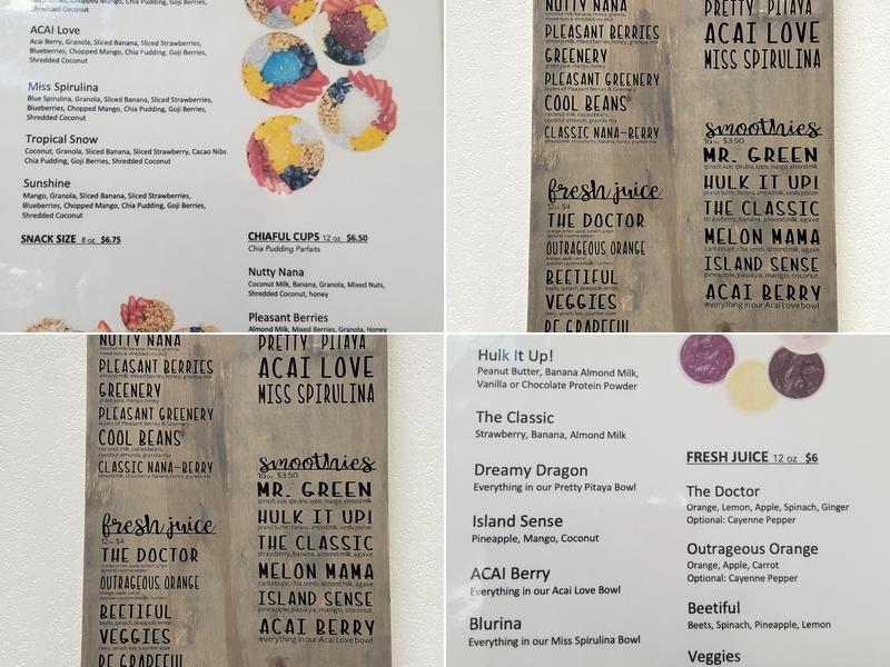 Blendful Menu