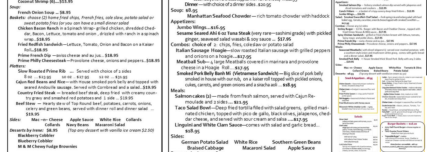 Ranchito NY Menu