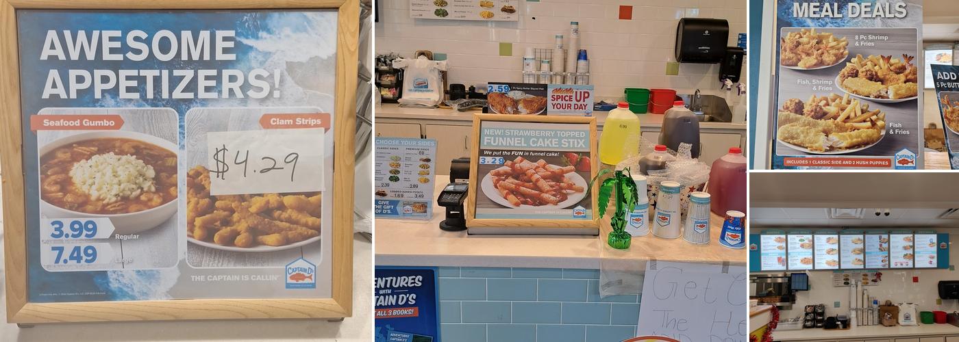 Captain D's Menu