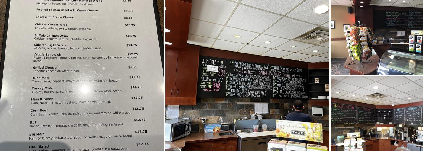 Javalanche Cafe Menu