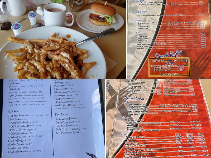 ADELS Restaurant Menu