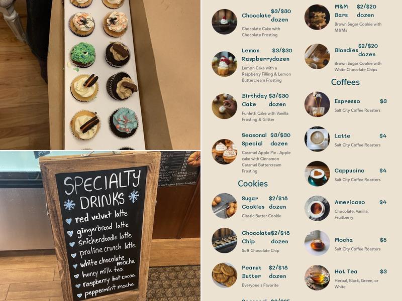 Exhale Cafe & Bake Shop Menu