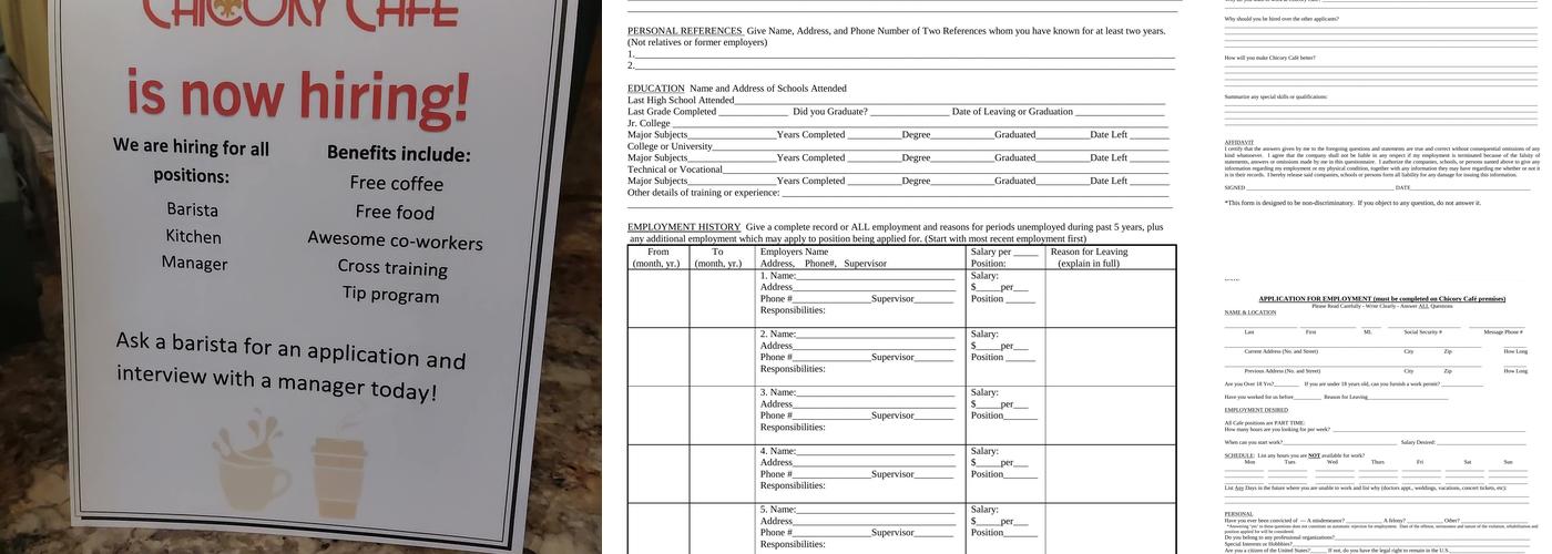Chicory Cafe Mishawaka Menu
