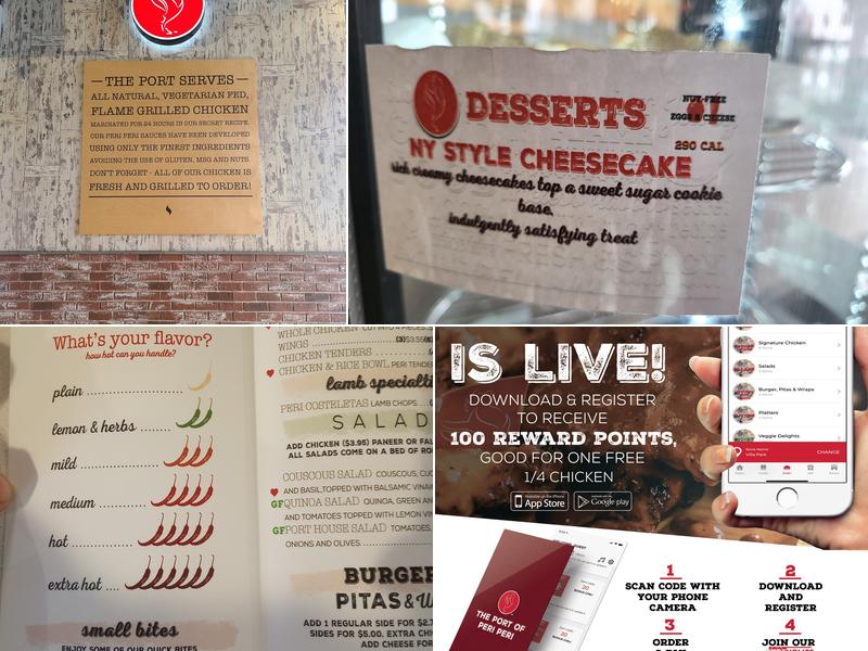 The Port of Peri Peri Menu