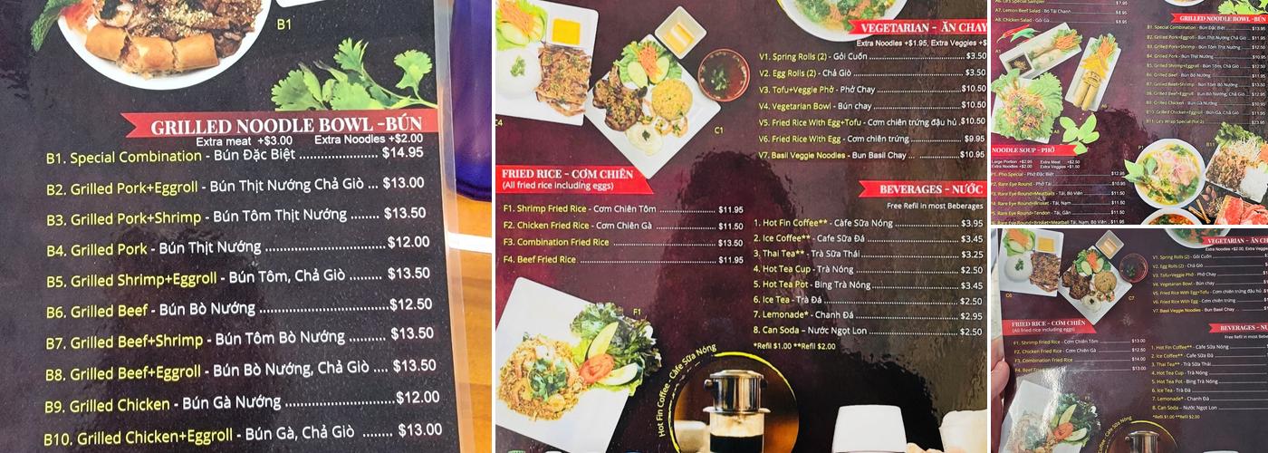 LE’S PHO Menu