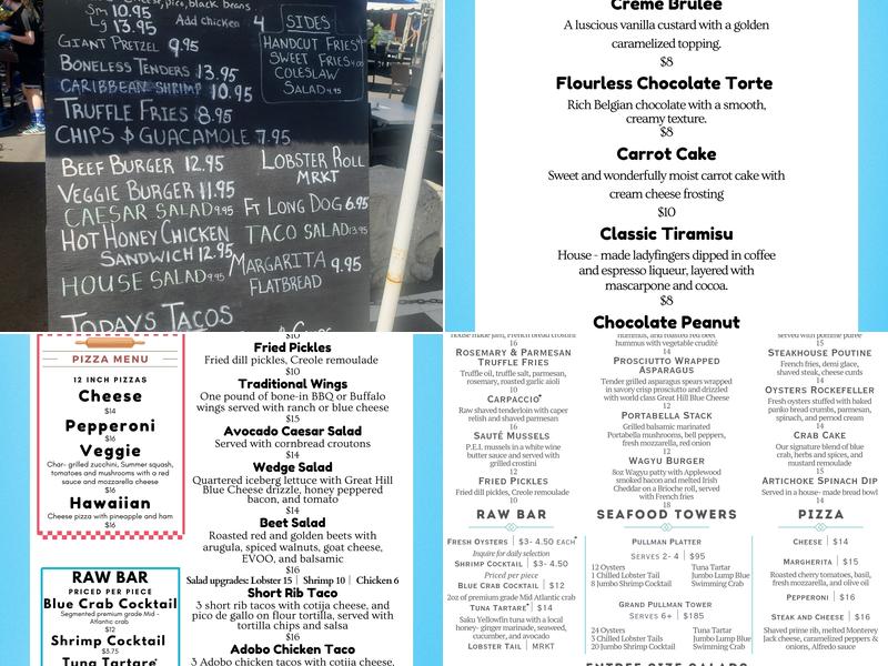 The Deck Bar @ Union Station Menu