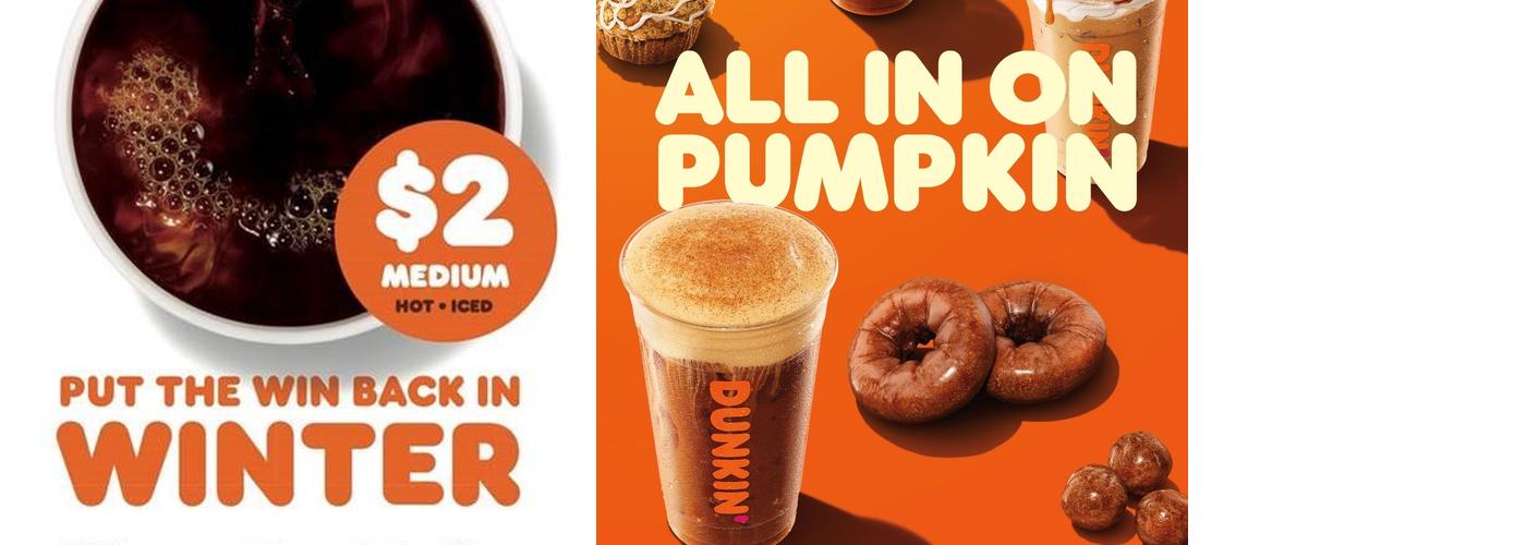 Dunkin' Menu