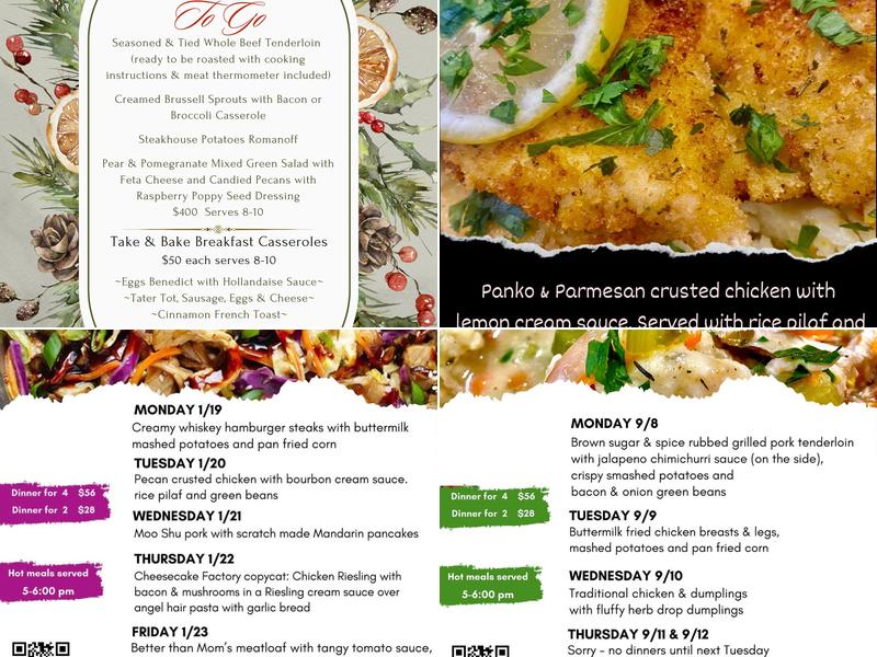 Cathy's Kitchen Menu