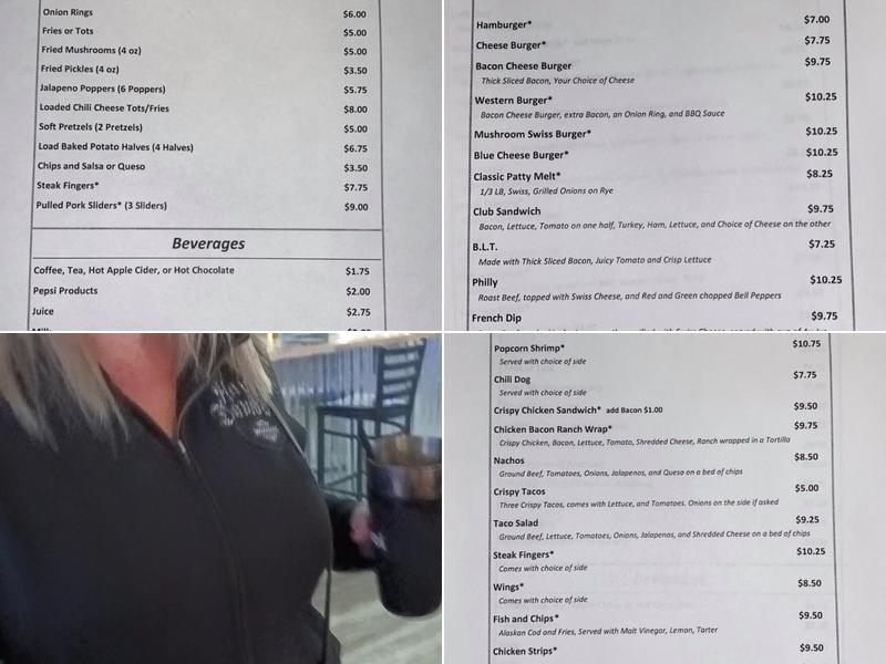 Broken Glass Bar Menu
