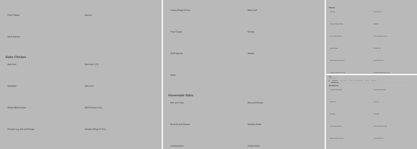 Dwight's Southern Bar-b-q I Menu