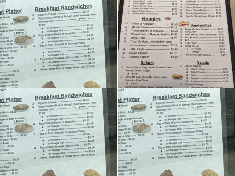 Nikki Breakfast & Deli Menu